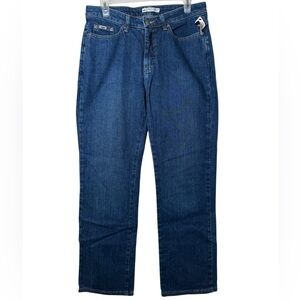 Lee Denim 30.5” Inseam Dark Blue Straight Leg Jeans size 10